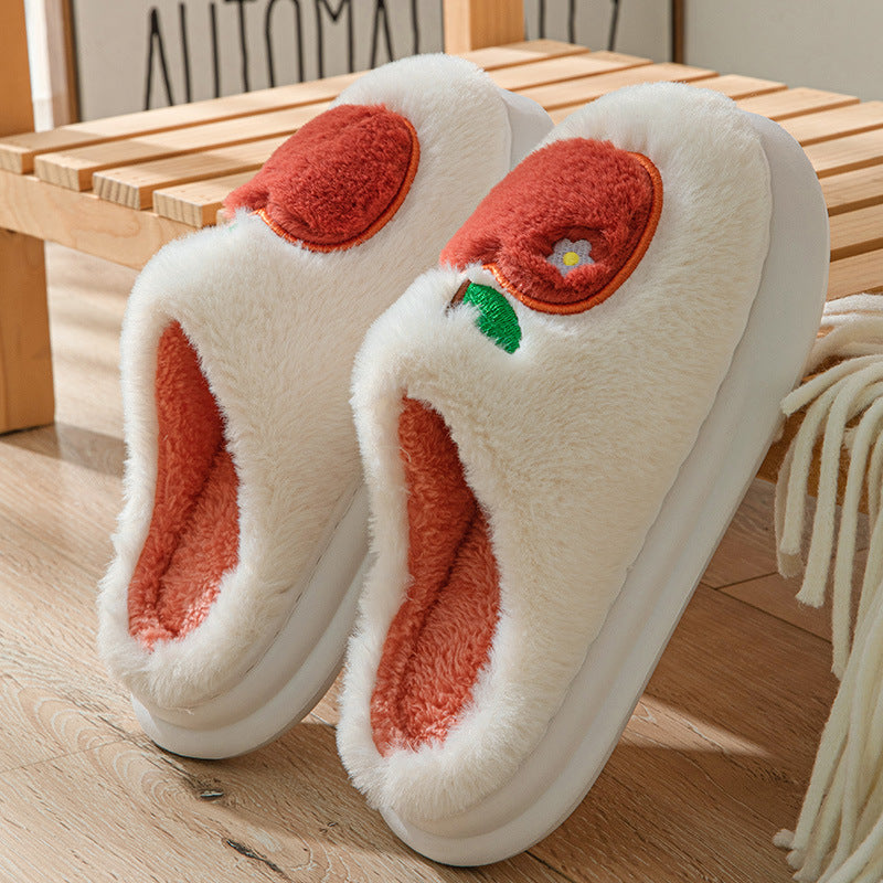 Women's Autumn And Winter Indoor Home Cotton Slippers