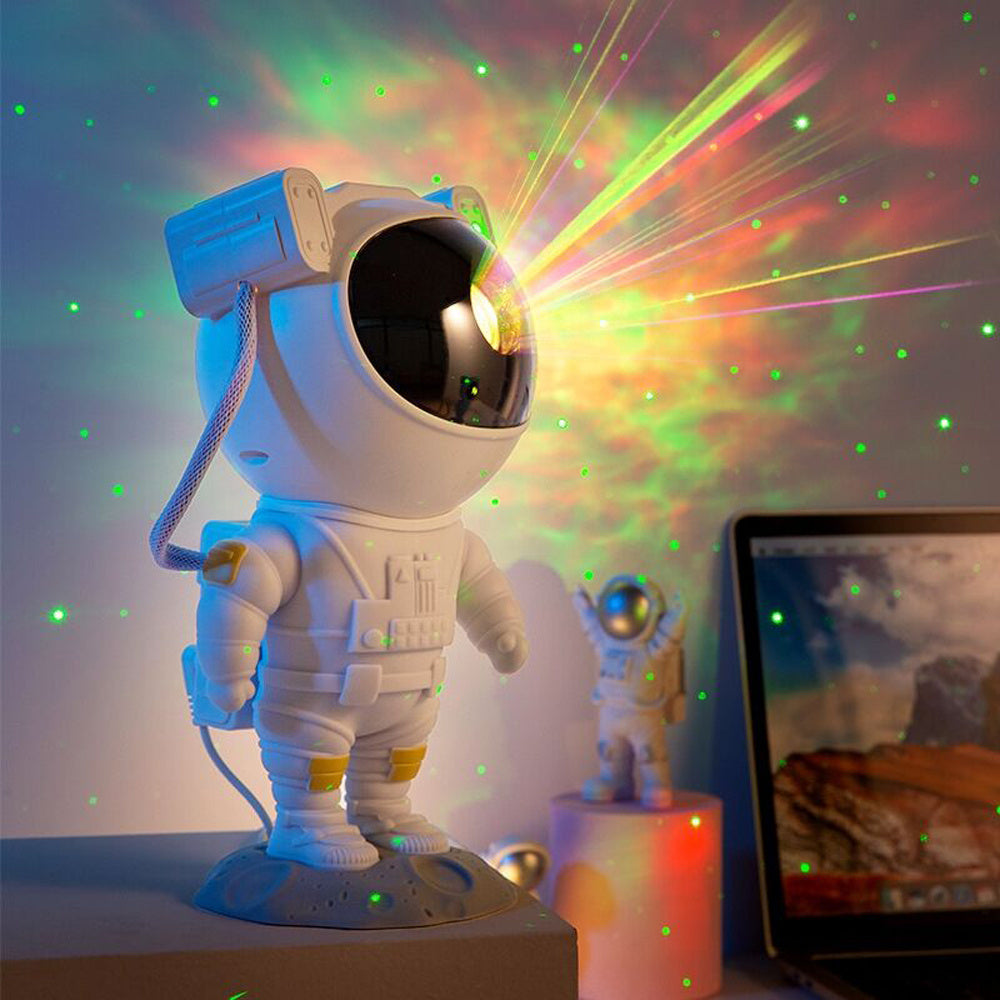 Astronaut Galaxy Starry Sky Projector Nightlight USB Atmospher Bedroom Table Lamp