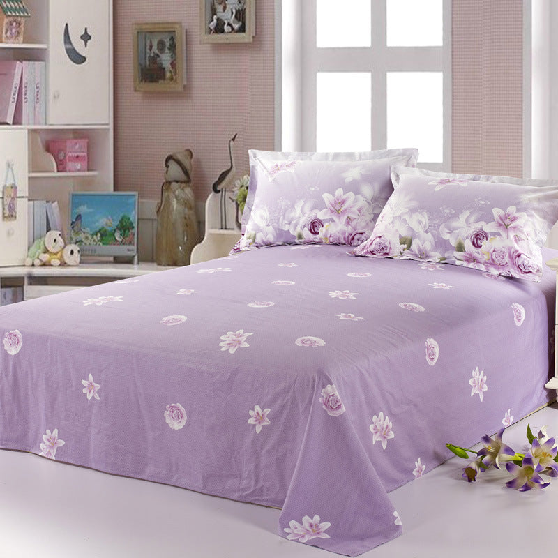 Twill semi-reactive printed bedding sheets