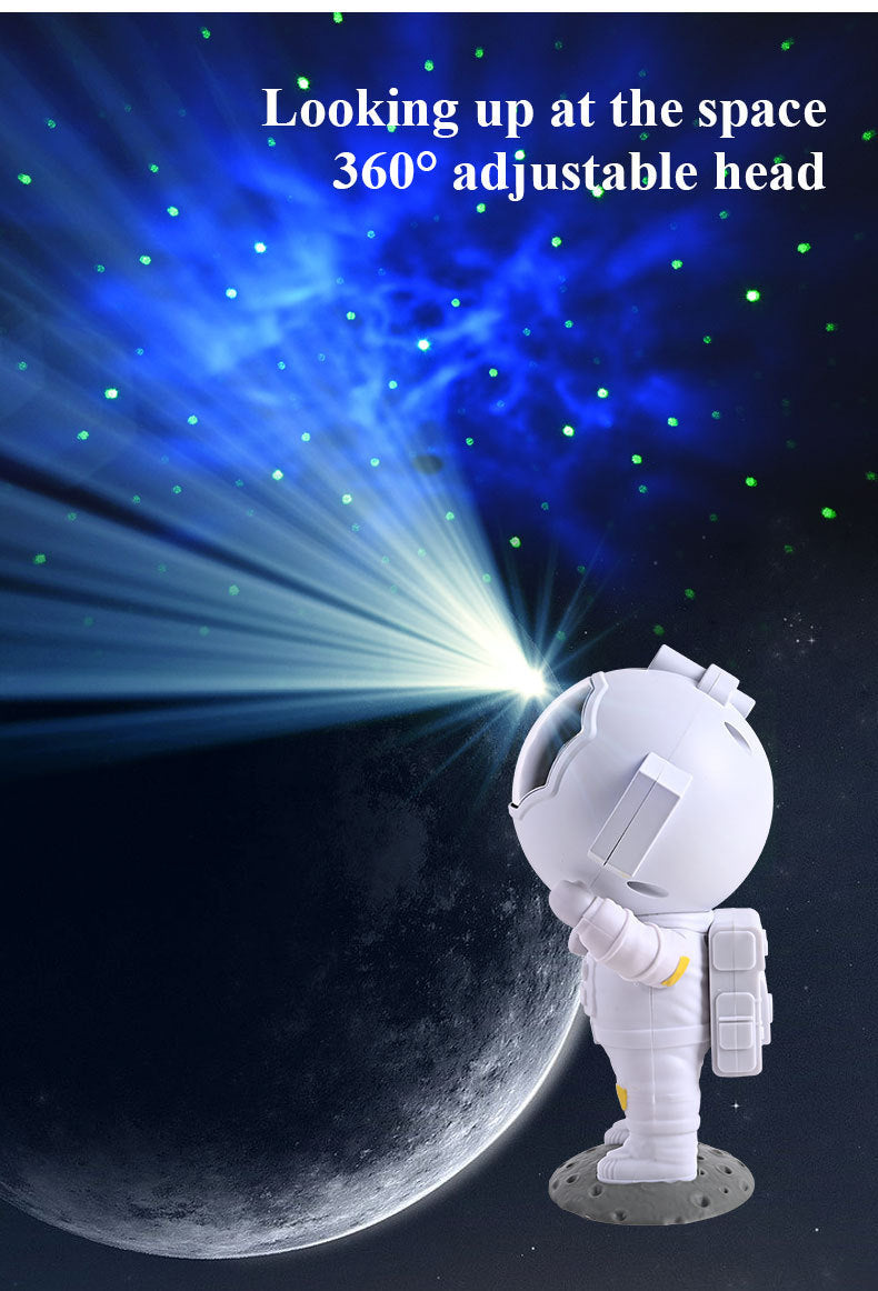 Astronaut Galaxy Star Projector — creates a stunning starry sky effect, perfect for decorating your bedroom or home and making a thoughtful, relaxing gift.