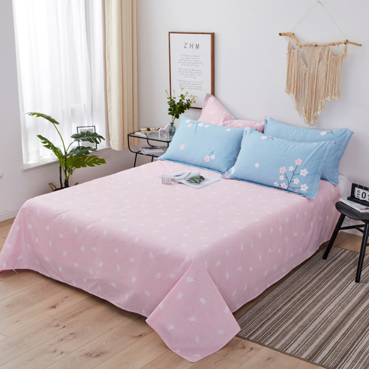 Twill semi-reactive printed bedding sheets