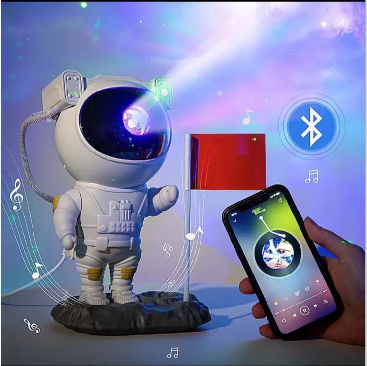 Astronaut Galaxy Starry Sky Projector Nightlight USB Atmospher Bedroom Table Lamp