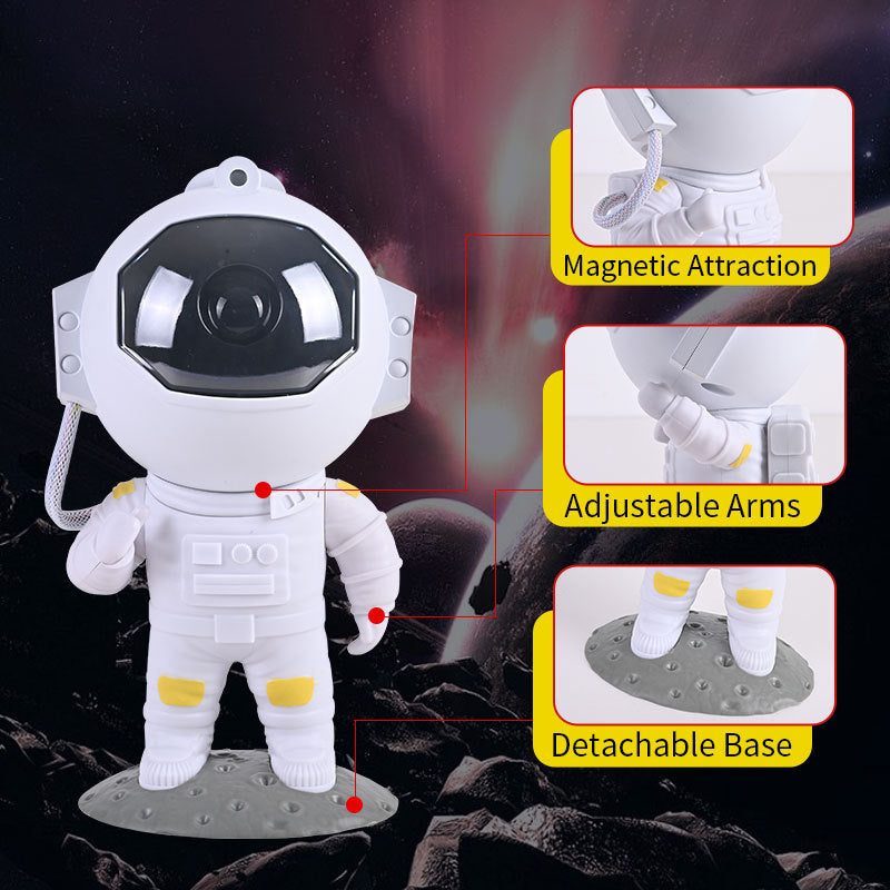 Astronaut Galaxy Star Projector — creates a stunning starry sky effect, perfect for decorating your bedroom or home and making a thoughtful, relaxing gift.