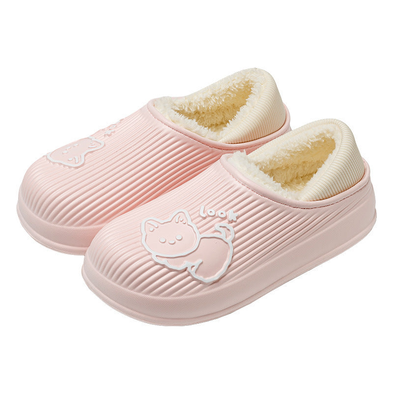 Cotton Slippers Women's Winter Indoor
