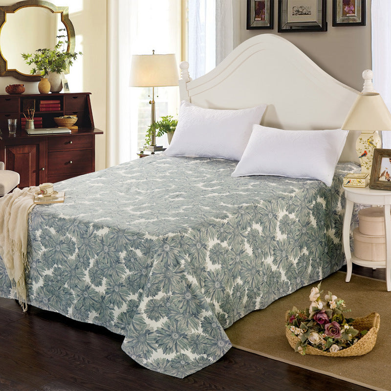 Twill semi-reactive printed bedding sheets