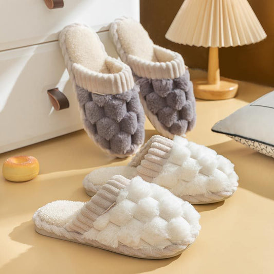 Cotton Slippers Women's Winter Home