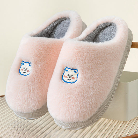 Couple Slippers Winter Household Indoor